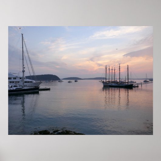 バーハーバーシップアットサンライズI ポスター (正面)