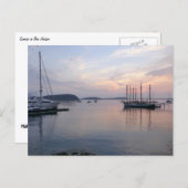 バーハーバーシップアットサンライズI ポストカード (正面/裏面)