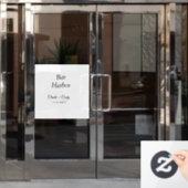 バーハーバーバチェロレッテ結婚ブリーズメイドA ウィンドウサイン (オフィスドア)