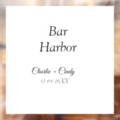 バーハーバーバチェロレッテ結婚ブリーズメイドA ウィンドウサイン (シート2)