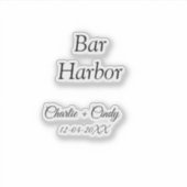 バーハーバーバチェロレッテ結婚ブリーズメイドA シール (正面)