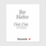 バーハーバーバチェロレッテ結婚ブリーズメイドA シール<br><div class="desc">デザイン</div>