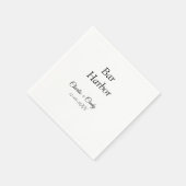 バーハーバーバチェロレッテ結婚ブリーズメイドA スタンダードカクテルナプキン (角)