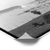 バーハーバービュー、メイン、ヴィンテージc1901 ポスター (角)