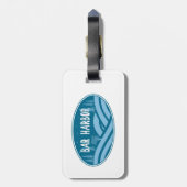 バーハーバーメインアウトドア ラゲッジタグ (裏面縦)