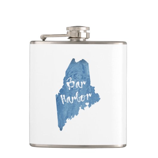 バーハーバーメインウッドグレイン フラスク (正面)