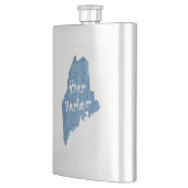 バーハーバーメインウッドグレイン フラスク (左)