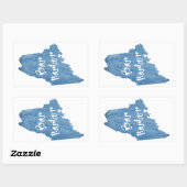 バーハーバーメインウッドグレイン 長方形シール (シート)