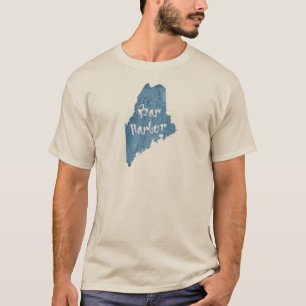 バーハーバーメインウッドグレイン Tシャツ