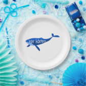 バーハーバーメインクジラ ペーパープレート (パーティー)