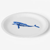 バーハーバーメインクジラ ペーパープレート (アングル)