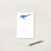 バーハーバーメインクジラ ポストイット (デスク上)