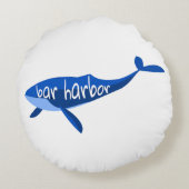 バーハーバーメインクジラ ラウンドクッション (裏面)