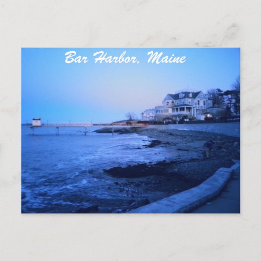 バーハーバーメインポストカード ポストカード (正面)