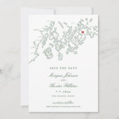 バーハーバーメインマップハンターグリーンフォト セーブザデート (正面)