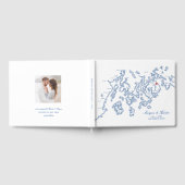 バーハーバーメインマップハードカバー結婚ズゲストブック ゲストブック (全面)