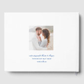 バーハーバーメインマップハードカバー結婚ズゲストブック ゲストブック (裏面)