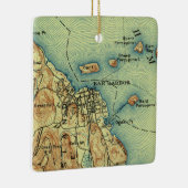 バーハーバーメインマップ1908 セラミックオーナメント (右)