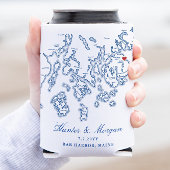 バーハーバーメイン結婚式の引き出物 缶クーラー