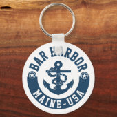 バーハーバーメインUSA キーホルダー (正面)