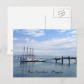 バーハーバー、メイン ポストカード (正面/裏面)