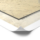 バーハーバー、MEプランマップ1896 ポスター (角)