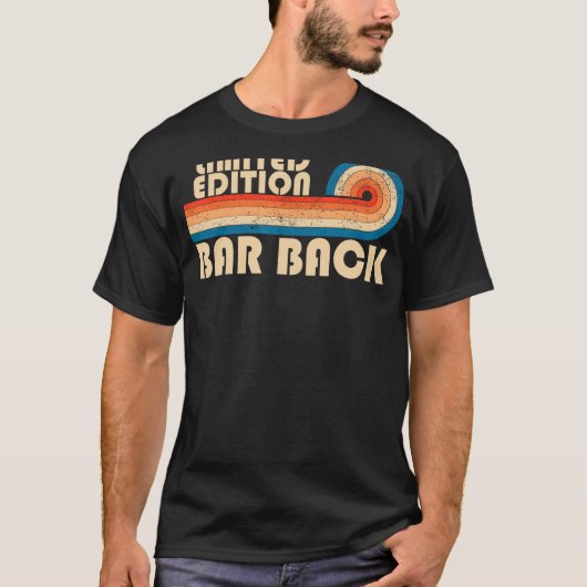 バーバックおもしろい役職誕生日Worke Tシャツ (正面)