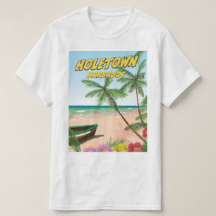 バーバドスのホールタウン Tシャツ