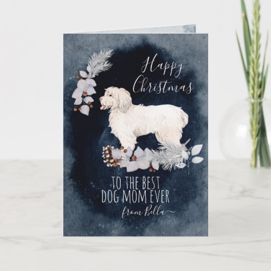 バーバパーソナライズされたドダテルセイラクリスマス シーズンカード (正面)