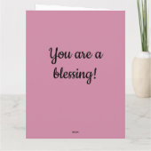 バーバラお誕生日おめでとう カード (裏面)