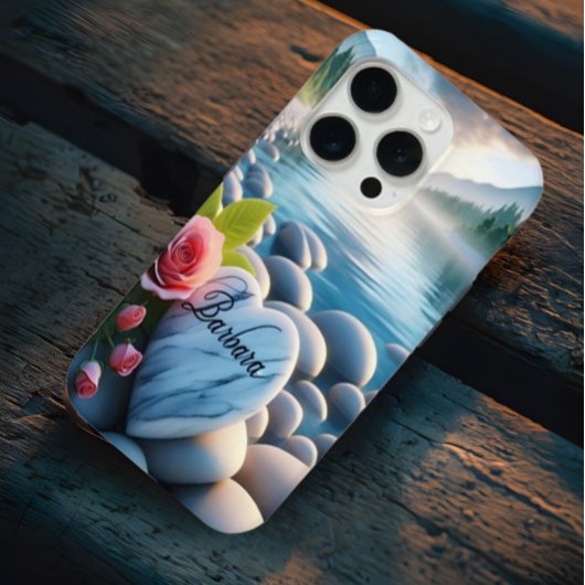 バーバラのハートバイザリバー Case-Mate iPhoneケース