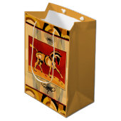 バーバラの突進によるEquusのギフトバッグのタオ ミディアムペーパーバッグ (正面アングル)