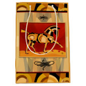 バーバラの突進によるEquusのギフトバッグのタオ ミディアムペーパーバッグ (正面)