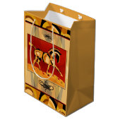 バーバラの突進によるEquusのギフトバッグのタオ ミディアムペーパーバッグ (裏面アングル)