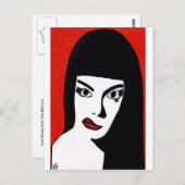 バーバラの郵便はがき ポストカード (正面/裏面)