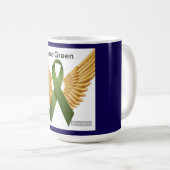 バーバラグリーン コーヒーマグカップ (正面右)