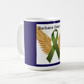 バーバラグリーン コーヒーマグカップ (正面左)