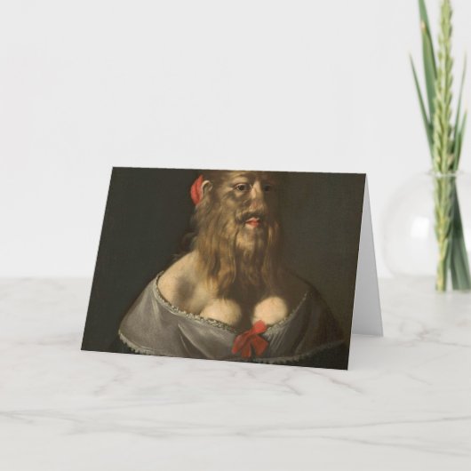 バーバラヴァンベック珍品とオディットのポートレート カード (正面)