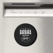 バーバラ名パーソナライズされた誕生日ギフト マグネット (インサイチュ (食洗機))