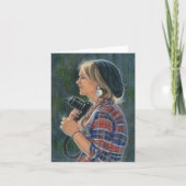 バーバラ・スタントンによる「フォーカス済み」グリーティングカード カード (正面)