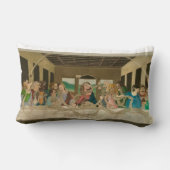 バーバラ・デールの最後の夕食の枕 ランバークッション (裏面)