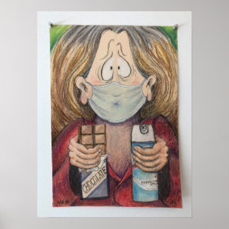 バーバラ・デール著「パンデミック期の自画像」 ポスター