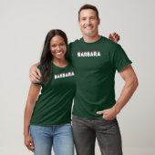 バーバラ ネーム ファニー ネーム バーバラ 80年代 テーマ Tシャツ (ユニセックス)