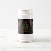 バーバラMackowiakの蝶ビールステイン ビールジョッキ (中央)