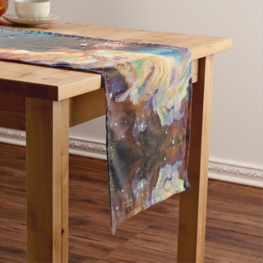 バーバラSheehanの銀河系の星雲の芸術家、宇宙 ロングテーブルランナー (インサイチュ)