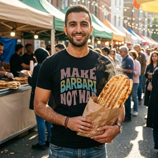 バーバリで戦争をしない | Naan-e-Barbari Tシャツ