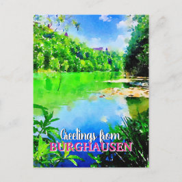 バーバリアのブルハウゼンウォーゼーバッド ポストカード