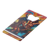 バーバリアンキングファイトステンレススチールボトルオープナー クレジットカード栓抜き (正面アングル)