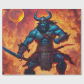 バーバリアンキングラッピング紙 ラッピングペーパー (フラット)