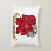 バーバリアンサイコロデザイン アクセントクッション (裏面(縦))